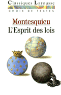 De l'Esprit DES Lois - Montesquieu