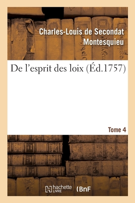 de L'Esprit Des Loix - Montesquieu