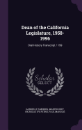 Dean of the California Legislature, 1958-1996: Oral History Transcript / 199