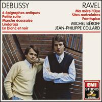 Debussy: 6 pigraphes Antiques; Petite Suite; Ravel: Ma mere l'Oye - Jean-Philippe Collard (piano); Katia Labque (piano); Michel Broff (piano)