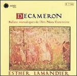 Decameron - Esther Lamandier (lute); Esther Lamandier (vocals); Esther Lamandier (organ); Esther Lamandier (harp)