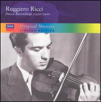 Decca Recordings, 1950-1960 (Limited Edition) [Box Set] - Carlo Bussotti (piano); Ruggiero Ricci (violin)