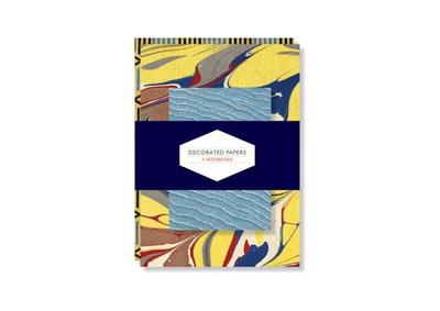 Decorated Papers: Notebooks: Set of 3 - Marks, P J M