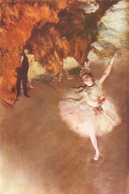 Degas: L'Etoile: The Star Dancer on Stage, Impressionism Art, College Ruled Blank Lined Writing Journal - Journals, Envision