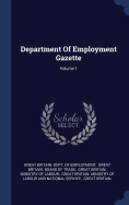 Department of Employment Gazette; Volume 1