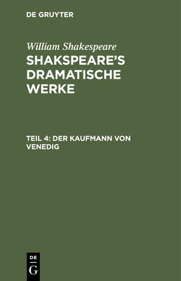 Der Kaufmann Von Venedig - Schlegel, August Wilhelm (Translated by)