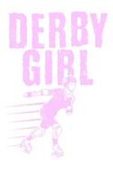 Derby Girl: 110 Page, Wide Ruled 6 X 9 Blank Lined Journal