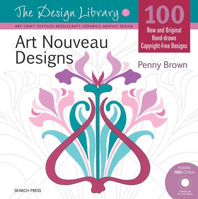 Design Library: Art Nouveau Designs (DL01) - Brown, Penny
