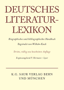 Deutsches Literatur-Lexikon, Erganzungsband V, Hermann - Lyser