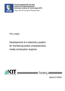 Development of a Telemetry System for Monitoring Piston Characteristics Inside Combustion Engines