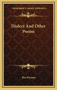 Dialect and Other Poems