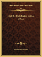 Diatribe Philologico-Critica (1822)