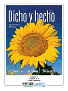Dicho y Hecho 9th Edition Volume 1 Chapters 1-8 for Lamar University - Potowski, Kim, and Dawson, Laila M, and Sobral, Silvia