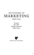 Dictionary of Marketing - Peter Collin Publishing, and Ivanovic, A