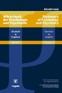 Dictionary of Psychology and Psychiatry: Volume 2: German-English