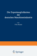 Die Exportmoglichkeiten Der Deutschen Maschinenindustrie