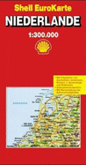 Die Grosse Shell Autokarte 1:250 000, Niederlande: Mit Notrufnummern Und Wichtigen Verkehrs-Tips