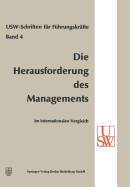 Die Herausforderung Des Managements Im Internationalen Vergleich