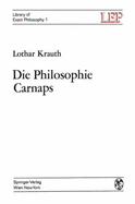 Die Philosophie Carnaps - Krauth, Lothar