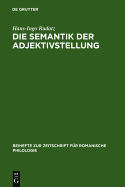 Die Semantik Der Adjektivstellung: Eine Kognitive Studie Zur Konstruktion >Adjektiv + Substantiv