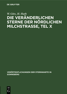 Die Ver?nderlichen Sterne Der Nrdlichen Milchstra?e, Tel X