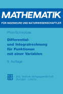 Differential- Und Integralrechnung Fur Funktionen Mit Einer Variablen