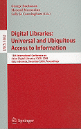 Digital Libraries: Universal and Ubiquitous Access to Information: 11th International Conference on Asian Digital Libraries, ICADL 2008, Bali, Indonesia, December 2-5, 2008, Proceedings