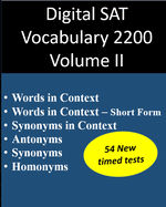 Digital SAT Vocabulary 2200 Volume II