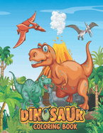 Dinosaur Coloring Book: "Explore the Mesozoic World in Vibrant Colors!"
