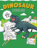 DINOSAURS - Coloring Book for Boys: Color 30 kinds of dinosaurs and recognize them by name!