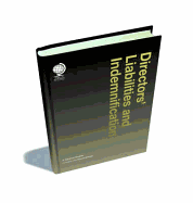 Directors' Liability and Indemnification: A Global Guide - Smerdon, Edward (Editor)