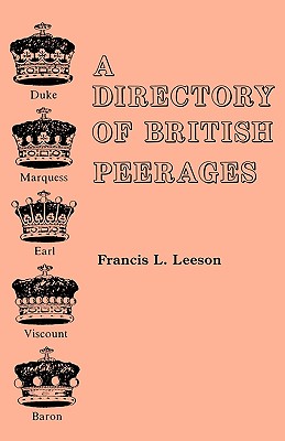 Directory of British Peerages - Leeson, Francis L