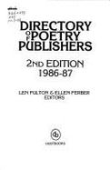 Directory of Poetry Publishers