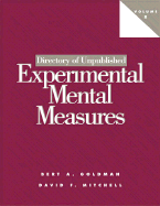 Directory of Unpublished Experimental Mental Measures: Volume 8