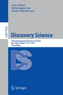 Discovery Science: 19th International Conference, DS 2016, Bari, Italy, October 19-21, 2016, Proceedings