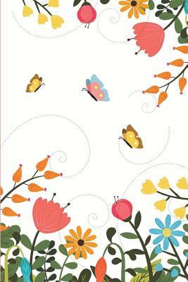 Discreet Password Book: Never Forget a Password Again! 6" X 9" Colorful Flowers and Butterflies Design, Password Book with Tabbed Large Alphabet, Over 390 Record User and Password - And Scott, Ellie