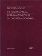 Discrete Algorithms: Annual ACM/SIAM Symposium 4th: Symposium Proceedings