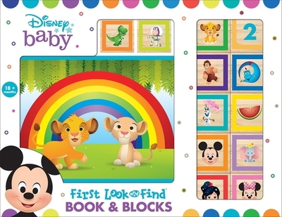 Disney Baby: First Look and Find Book & Blocks - Wage, Erin Rose