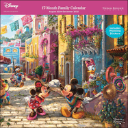 Disney Dreams Collection By Thomas Kinkade Studios: 17-Month 2024-2025 Family Wa