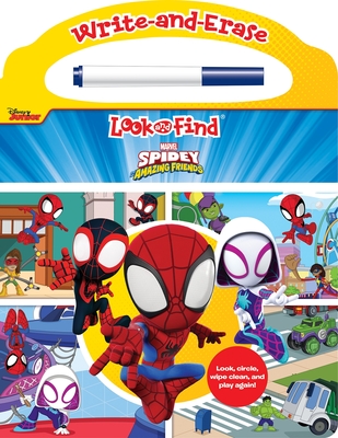 Disney Junior Marvel Spidey and His Amazing Friends: Write-And-Erase Look and Find - Pi Kids