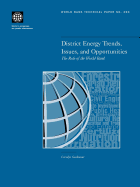 District Energy Trends, Issues, and Opportunities: The Role of the World Bank