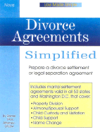 Divorce Agreements Simplied, Book W/CD