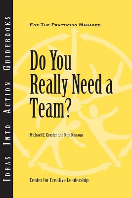 Do You Really Need a Team? - Kossler, Michael E, and Kanaga, Kim