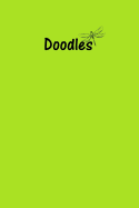 Doodle Journal - Great for Sketching, Doodling, Project Planning or Brainstormin: 365 Dated Pages, Medium Ruled, Soft Cover, 6 X 9 Journal, Chartreuse Green