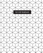 Dot Grid Notebook: 110 Dotted Pages / 8 X 10 / Best for Note, Diary, Journal / Geometric Big Box Cover Designed