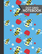 Dot Grid Notebook: Apple & Bees: Softcover Paperback Dot Grid Journal // Notebook to Write in