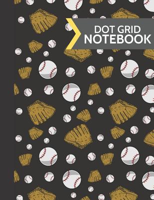 Dot Grid Notebook: Baseball Softcover Paperback Dot Grid Journal // Notebook to Write in - Fresh Notebooks, Lilly