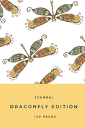 Dragonfly edition - 120 pages - Journal Notebook: Nature gifts - dragonfly gifts - for women - Lined notebook/journal/dairy/logbook