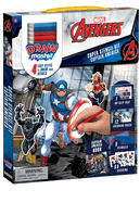 Drawmaster Marvel Avengers: Captain America Super Stencil Kit: 4 Easy Steps to Draw Your Heroes
