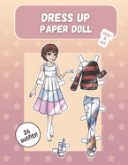Dress up paper doll, color & cut: 26 cute casual outfits to play with